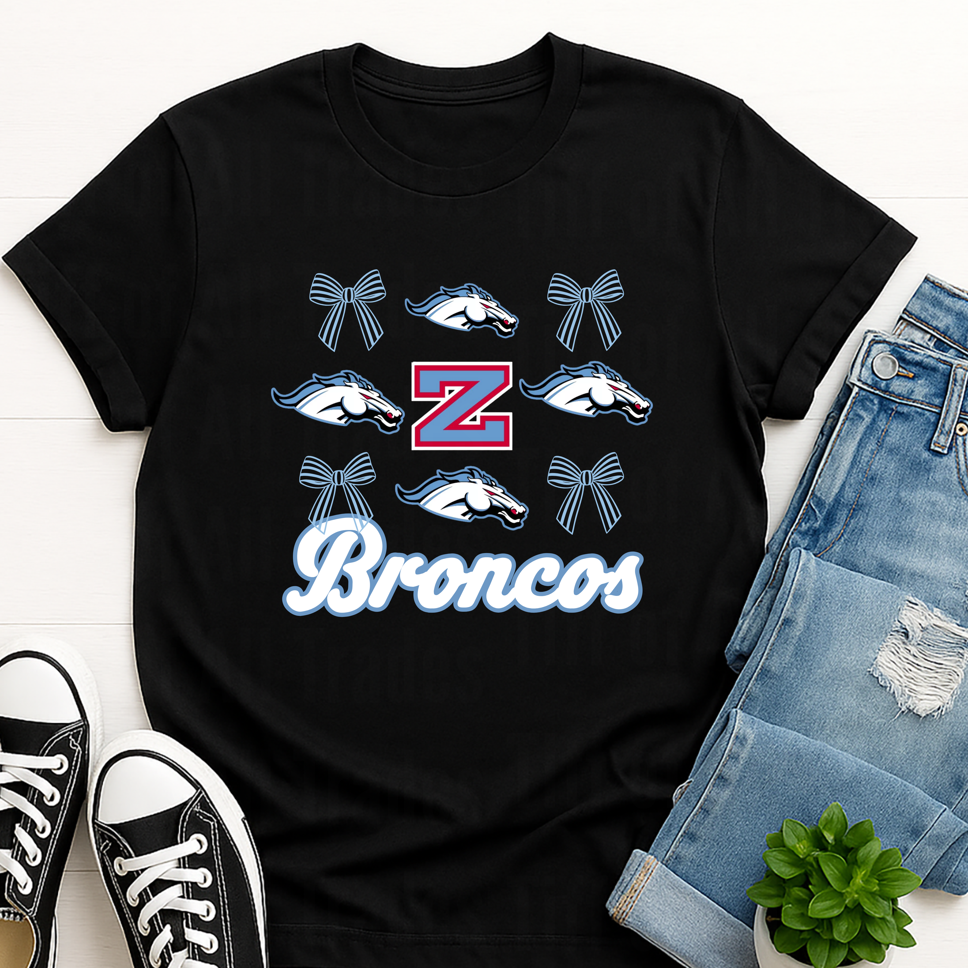 Broncos Bow Pattern Z
