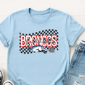 Broncos Checkered Flag Number
