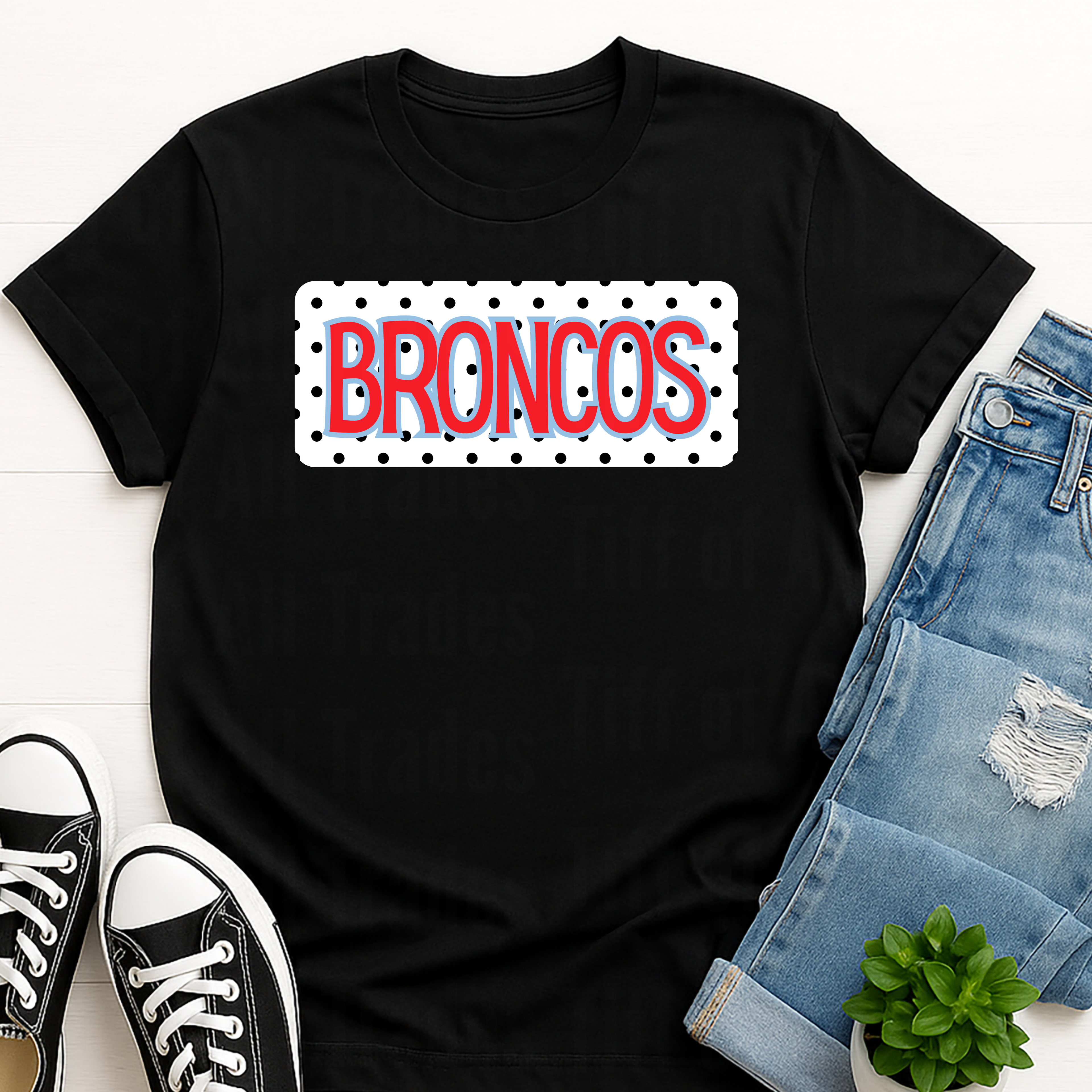 Broncos Polka Dot Only