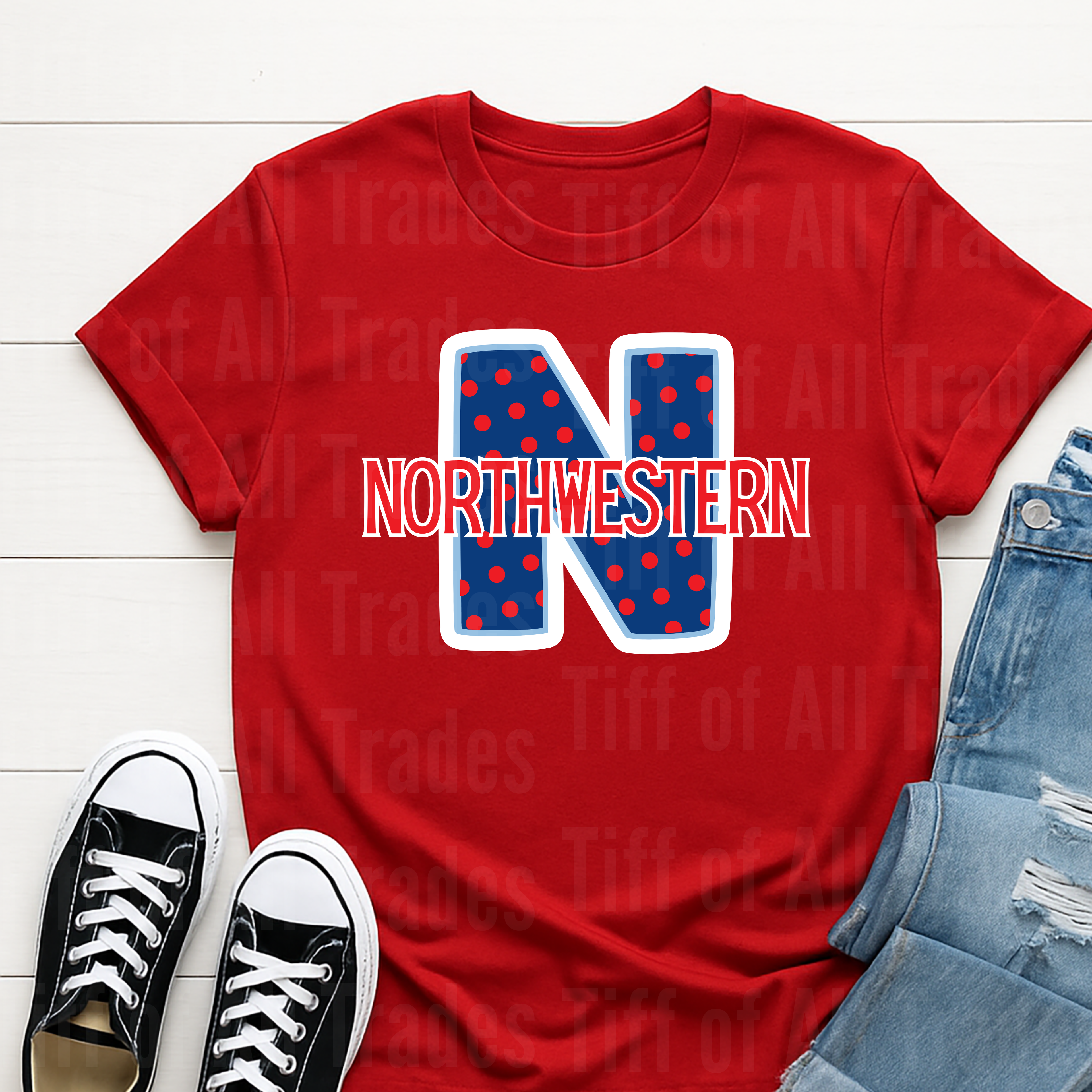 Northwestern Polka Dot N
